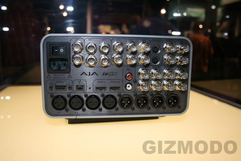 Illustration for article titled Gallery of Apple's Final Cut Friend: AJA IO HD Tames the HD Beast